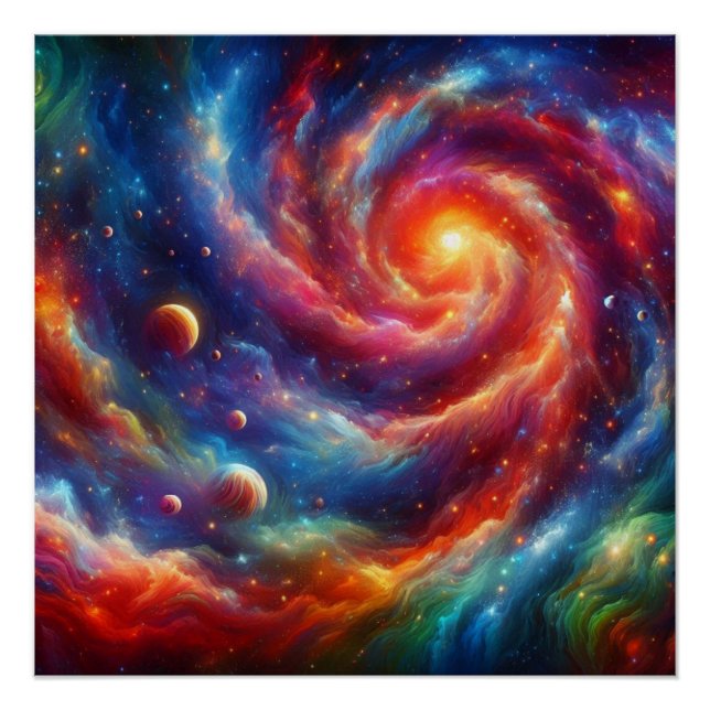 Galaxie Poster (Vorderseite)