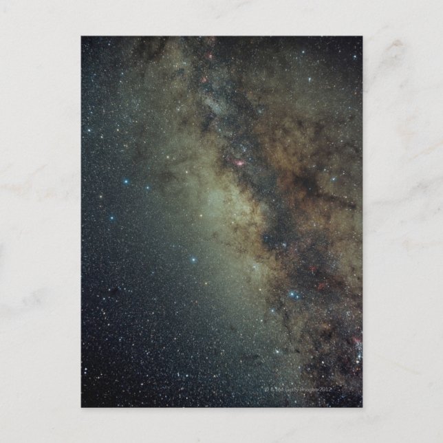 Galaxie Postkarte (Vorderseite)