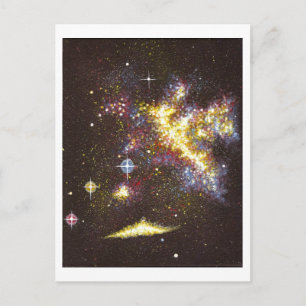 Galaxie Postkarte