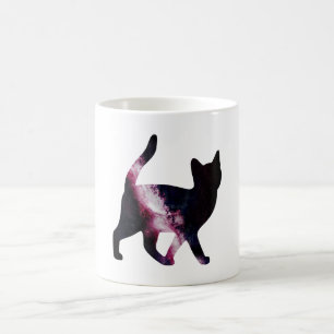 Galaxie-Raum-Katze Kaffeetasse
