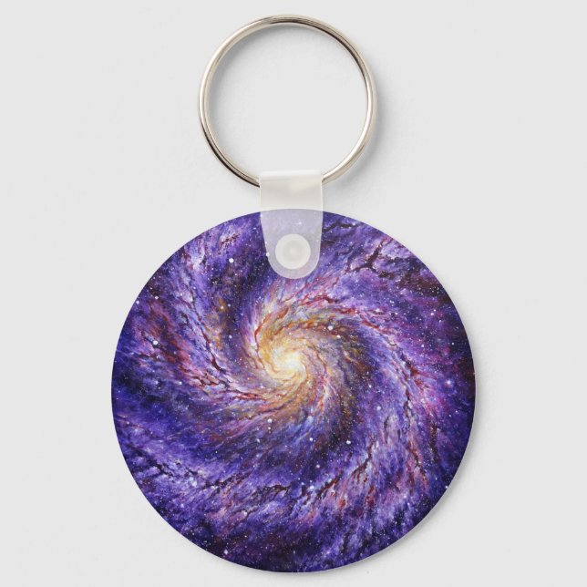 Galaxie Schlüsselanhänger (Vorderseite)