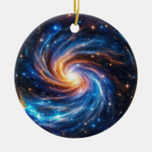 Galaxie Sterne Heilender Kristall Universum Keramik Ornament