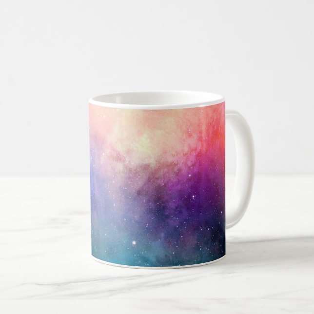 Galaxie-Tasse Chakra Farben Tasse (VorderseiteRechts)