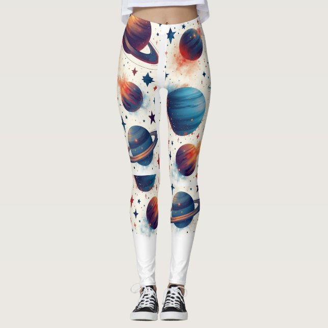 Galaxie und Leggings (Vorderseite)