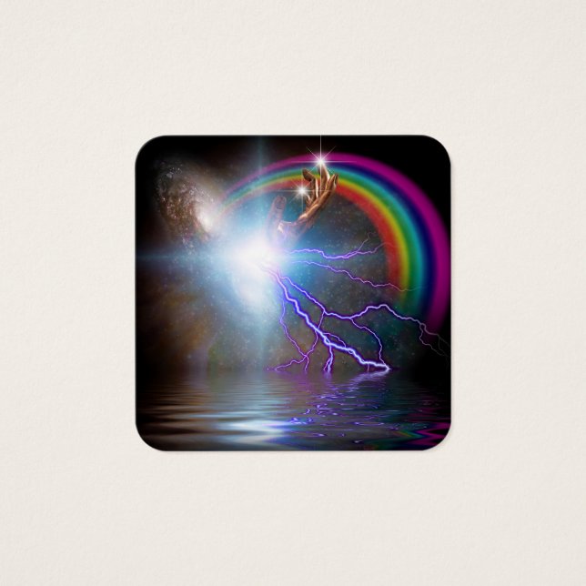 Galaxie und Regenbogen (Vorderseite)