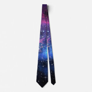 Galaxie, Universum, Sterne, Geschenkmuster für den Krawatte