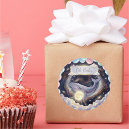 Galaxie Wal Oh Baby Cupcake Aufkleber