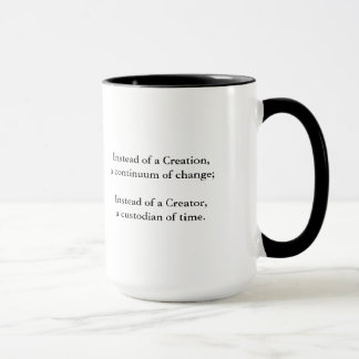 Galaxie-Zusammenstoß-Tasse mit Zitat Tasse