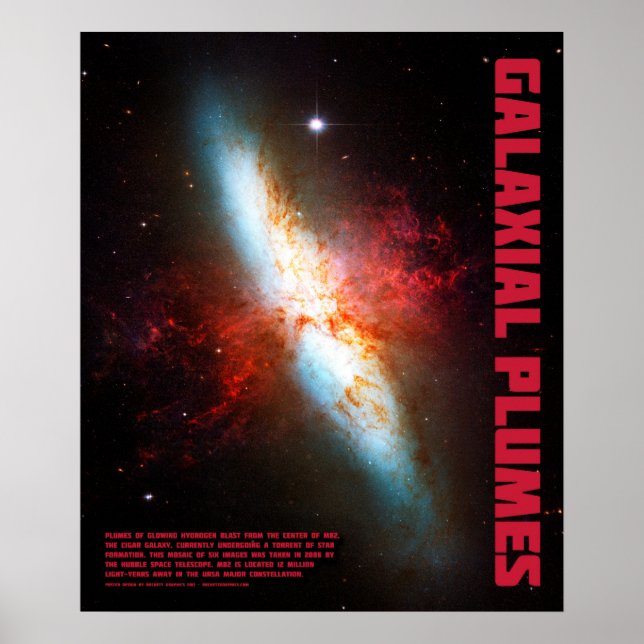 Galaxien Poster (Vorne)