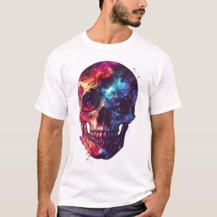 Galaxien-Schädel-Portal T-Shirt
