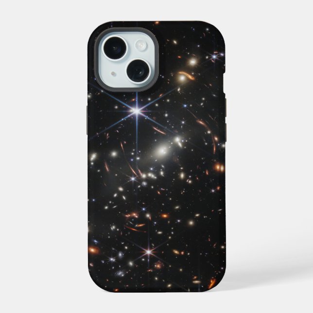 Galaxienhaufen Smacs 0723. iPhone 15 Hülle (Rückseite)