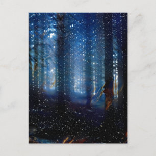 Galaxienwald-Tiefwälder Postkarte