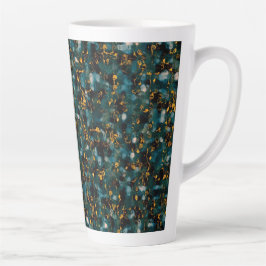 Galaxies Black Blue & Gold Milchtasse