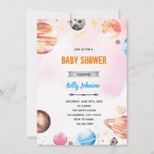 Galaxische Außendusche Einladung