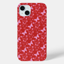 Galaxy 9 Lacy Things, rot Case-Mate iPhone Hülle