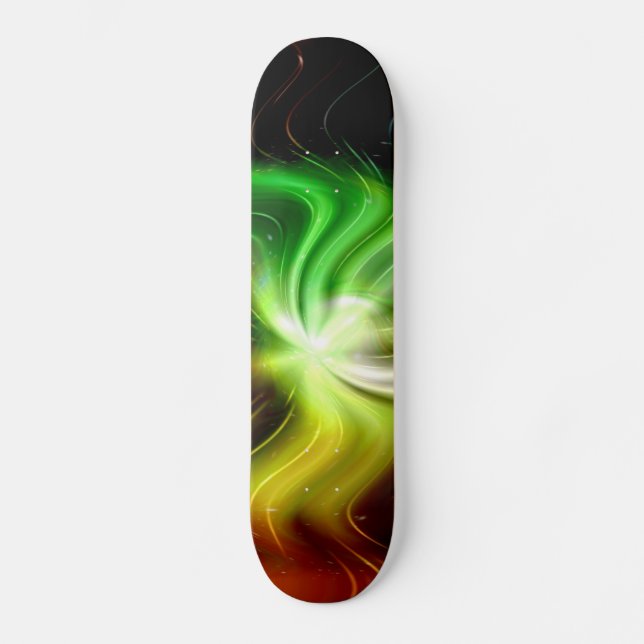 Galaxy Abstract Art 7 Skateboard (Vorderseite)
