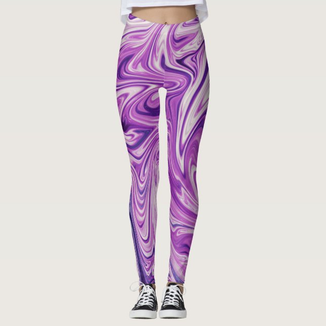 Galaxy Abstrakte Malerei | Beste Galaxie Kunst Leggings (Vorderseite)