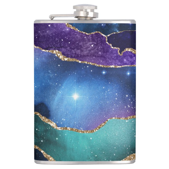Galaxy Achat Serie Design 13  Flachmann (Vorderseite)