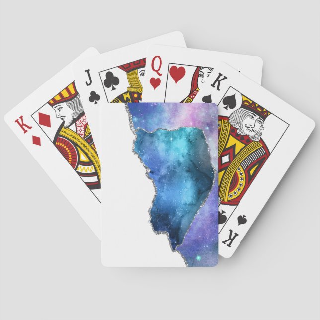 Galaxy Achat Serie Design 4  Spielkarten (Rückseite)