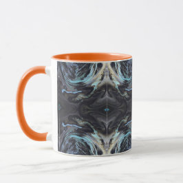 Galaxy Acrylic Pour-Tasse Tasse