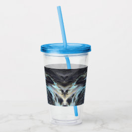 Galaxy Acrylic Pour Tumbler Acryltrinkbecher