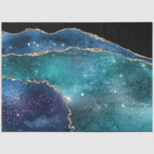 Galaxy Agate Serie Design 22 Seidenpapier