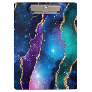Galaxy Agate Series Design 13 Klemmbrett