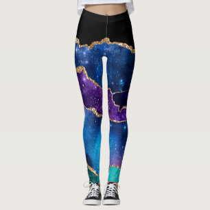 Galaxy Agate Series Design 13 Leggings
