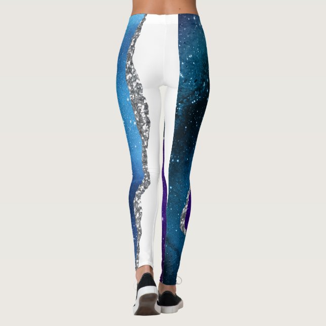 Galaxy Agate Series Design 16 Leggings (Rückseite)