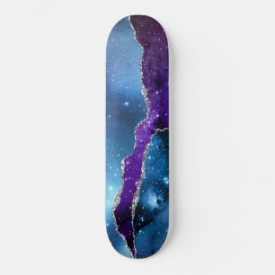 Galaxy Agate Series Design 16 Skateboard