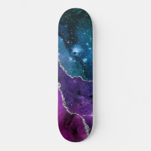 Galaxy Agate Series Design 23 Skateboard