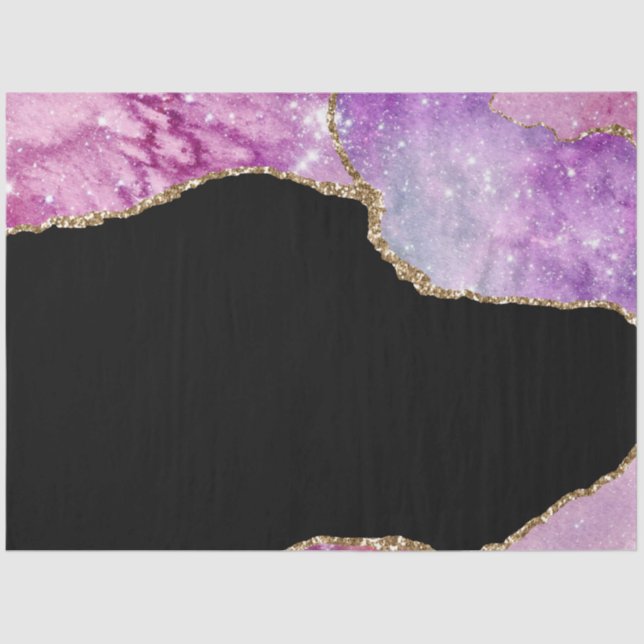 Galaxy Agate Series Design 2 Seidenpapier (Vorderseite)