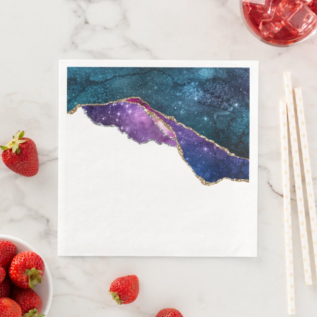 Galaxy Agate Series Design 6 Serviette (Beispiel)