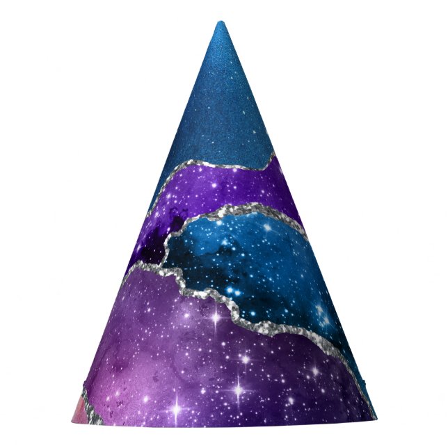 Galaxy Agate Series Design 7 Partyhütchen (Vorderseite)