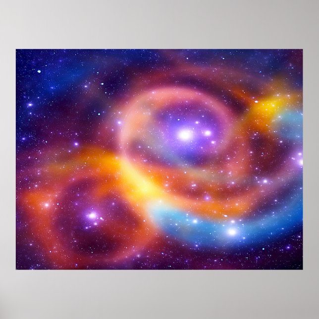 Galaxy Array of Stars and Gases Value Poster (Vorne)