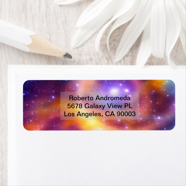 Galaxy Array von Sternen und Gasen-Adresse (Insitu)