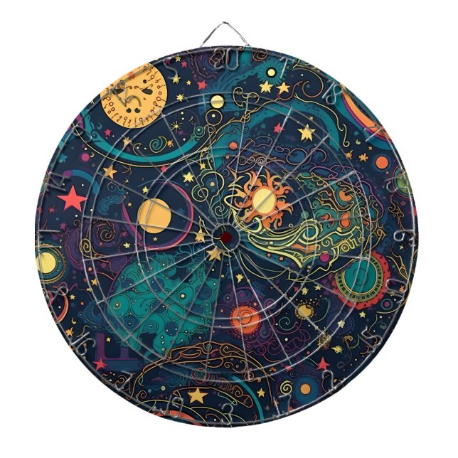 Galaxy Art Dartboard Dartscheibe (vorne)