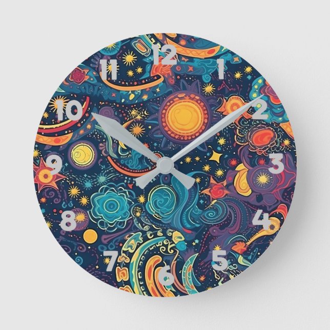 Galaxy Art Wall Uhr (Vorderseite)