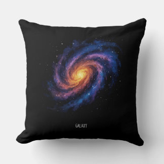 Galaxy Artwork - Cosmic Spiral Space Illustration Kissen