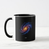 Galaxy Artwork - Cosmic Spiral Space Illustration