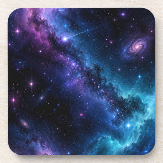 Galaxy Ästhetik Untersetzer | Harter Kunststoffunt