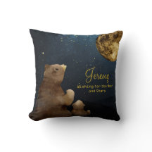 Galaxy Bärenmoon & Stars Glitzer Mit Monogramm Nie