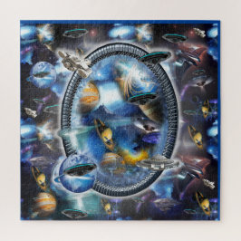 Galaxy-Besucher im Weltraum Puzzle