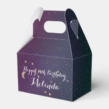 Galaxy Birthday Party Lila Blue Sky Foil Stars
