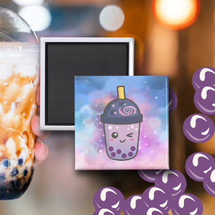 Galaxy Boba Tea Niedlich Kawaii Magnet