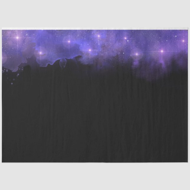 Galaxy Border Serie Design 7 Seidenpapier (Vorderseite)