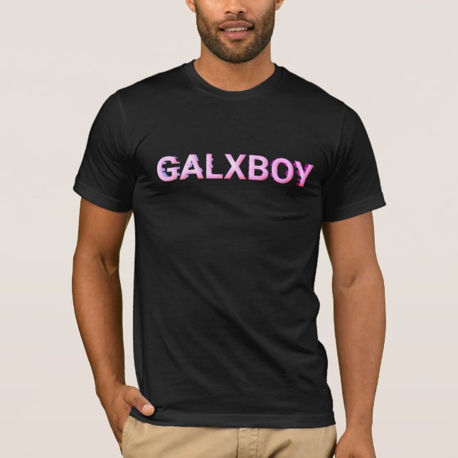 Galaxy-Boy-Männer-Mode T-Shirt (Vorderseite)