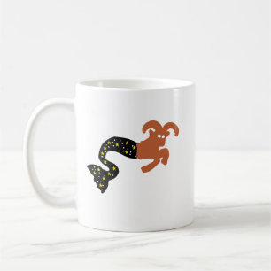Galaxy Bronze Sea Goat Tasse • Capricorn Cosmic