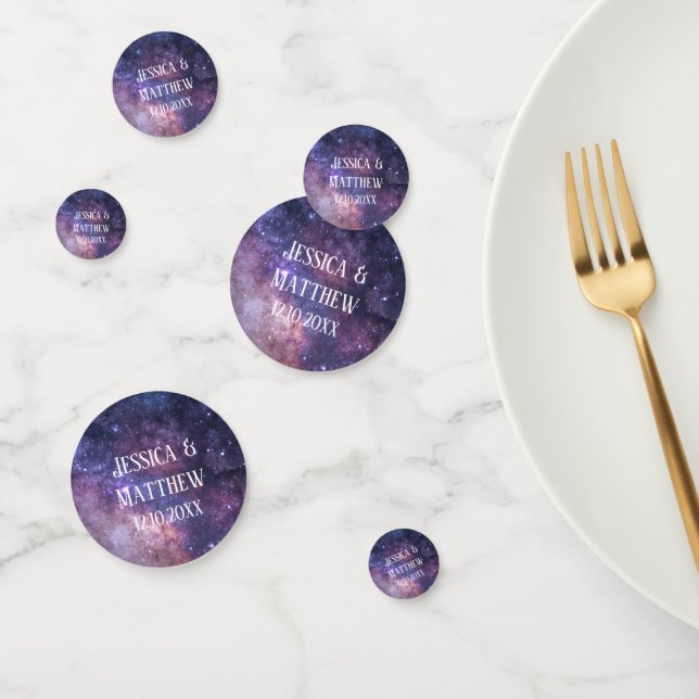 Galaxy Celestial Constellation Stars Hochzeit Konfetti (Gruppe)