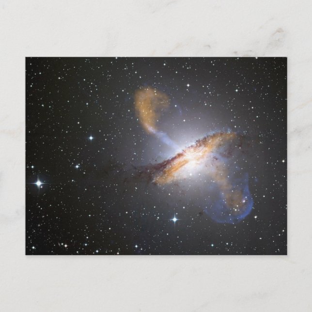 Galaxy Centaurus A Postkarte (Vorderseite)